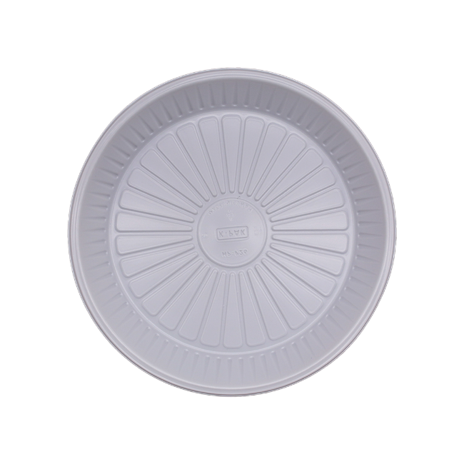 Picture of Plastic Plate Round Plain 22