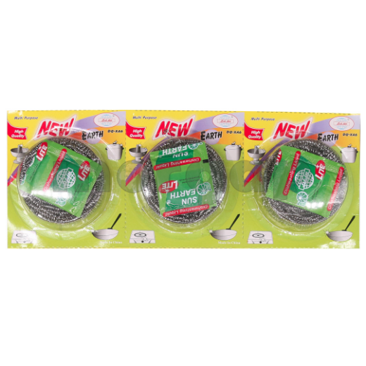 Picture of High Quality Steel Wool Scrubber Pad 3 Pcs