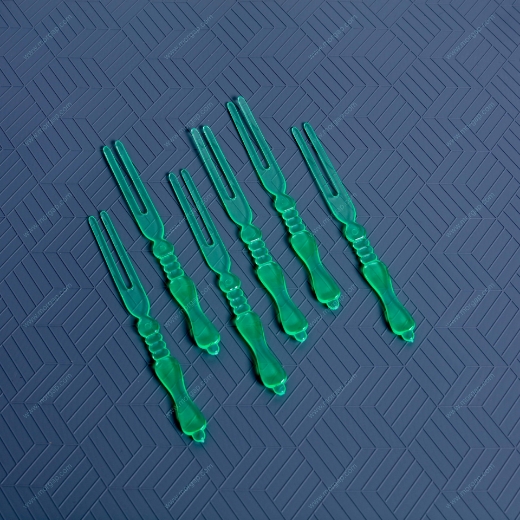 Picture of plastic transparent fruit frok 200 pcs