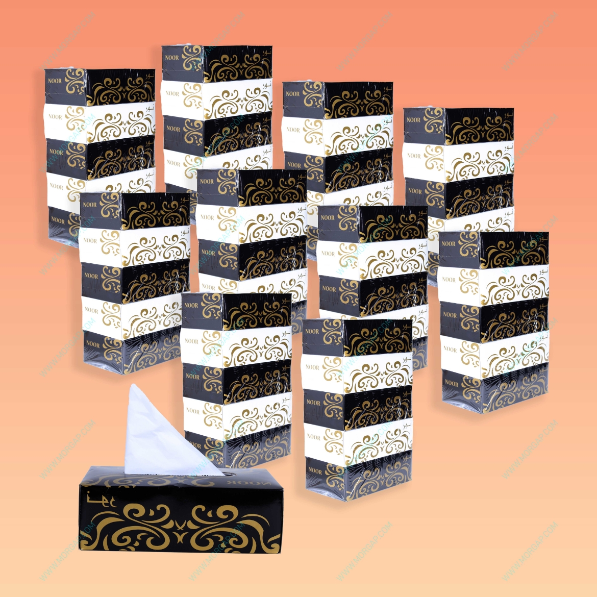 Picture of Noor Tissue Box 100 X 2 PLY 50 Box