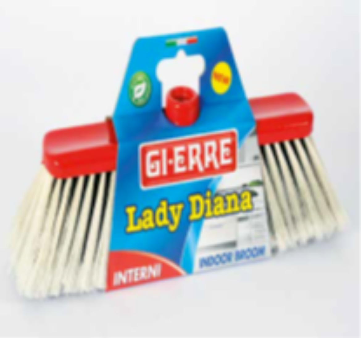 Picture of Indoor broom, electrostatic “Lady Diana” soft blond fibers