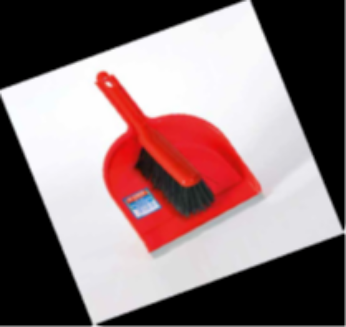 Picture of Dustpan set: dustpan w/rubber + brush 2PCS