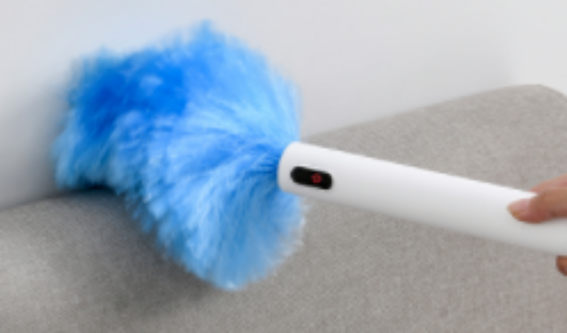 Picture of Electric Telescopic Duster Feather Brush Adjustable Cleaning