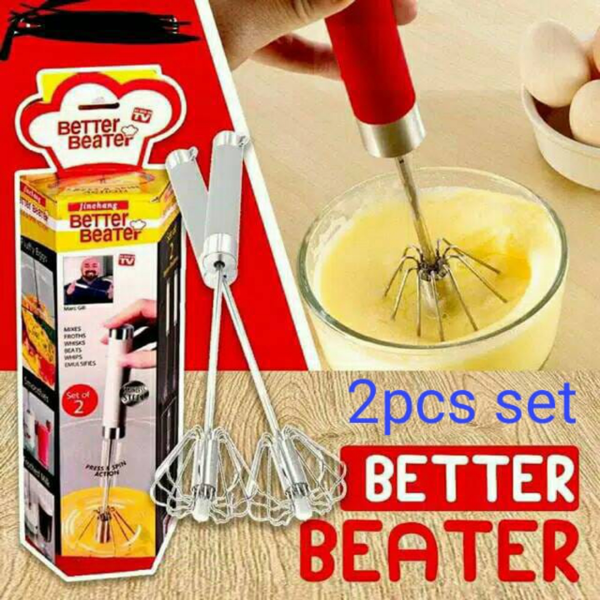 Picture of Press and Spin Hand Mixer