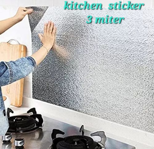 Picture of 3M Oil Proof Aluminum Foil Wallpaper for Kitchen